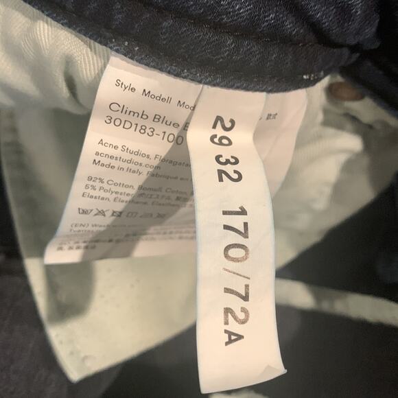 ACNE STUDIOS BLA KONST CLIMB Jeans - Picture 11 of 12